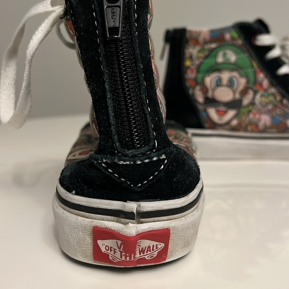 Vans X Nintendo Mario and Luigi SK8-Hightop Reissue US kids 3‎ limited ed… - Picture 4 of 9